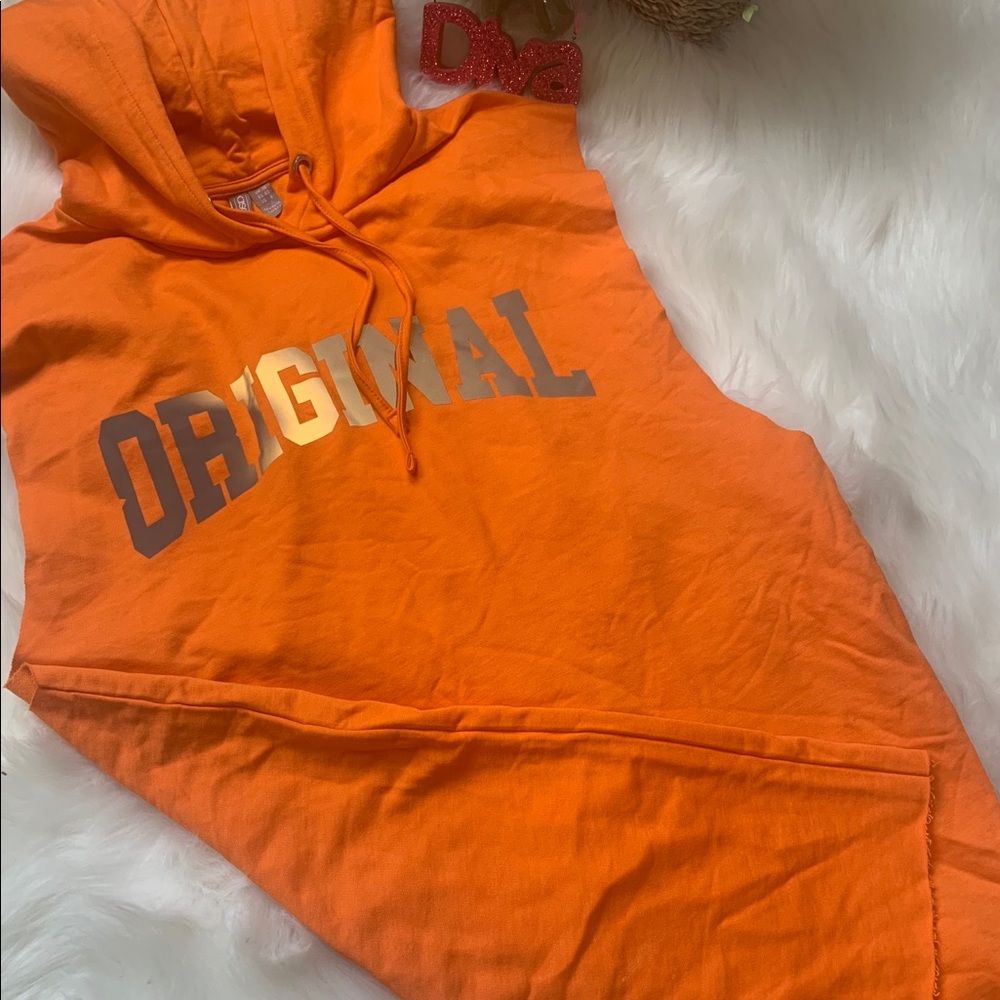ASOS Design reflective hoodie dress